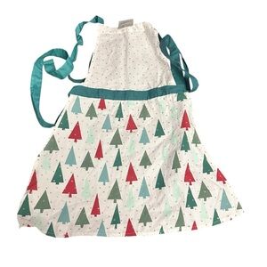 Festive Tree Print Kids Apron